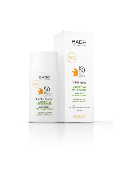Laboratorios BABÉ SUN Super Fluid Mattifying SPF50