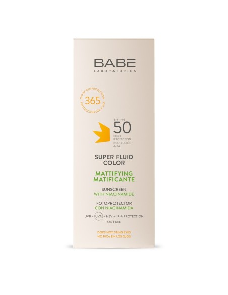 Laboratorios BABÉ SUN Super Fluid Mattifying Color SPF50