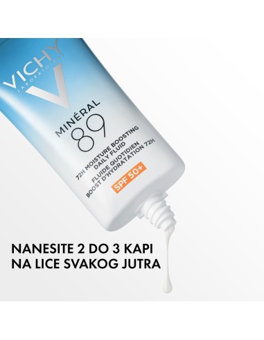Vichy Mineral 89 Dnevni fluid za intenzivnu hidrataciju tijekom 72 sata