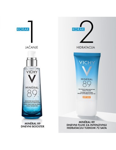 Vichy Mineral 89 Dnevni fluid za intenzivnu hidrataciju tijekom 72 sata