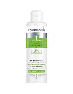 Pharmaceris T Sebo Badem Claris bakteriostatska otopina za lice, dekolte i leđa 3% bademova kiselina