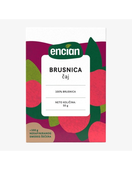 Encian Čaj Brusnica 100%