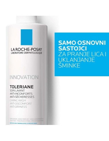 La Roche-Posay TOLERIANE Njegujući gel za čišćenje lica protiv suhoće i osjećaja neugode