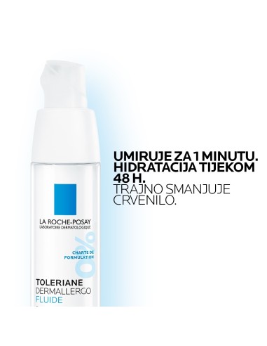 La Roche-Posay TOLERIANE DERMALLERGO Lagani hidratantni fluid za netolerantnu kožu sklonu alergijama