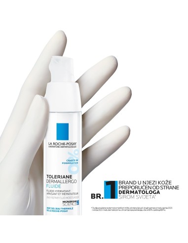 La Roche-Posay TOLERIANE DERMALLERGO Lagani hidratantni fluid za netolerantnu kožu sklonu alergijama