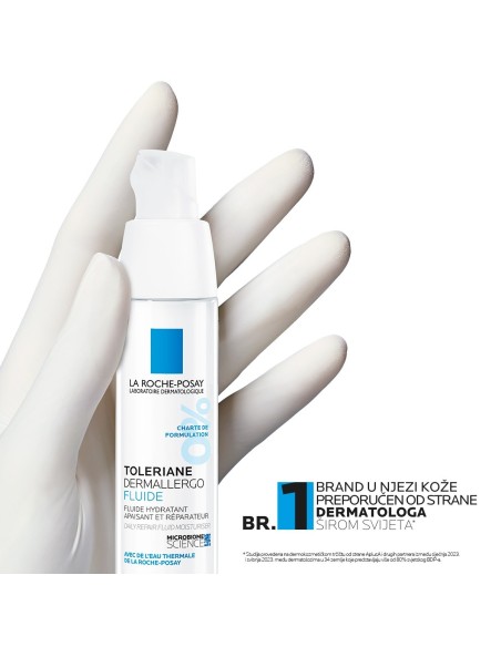 La Roche-Posay TOLERIANE DERMALLERGO Lagani hidratantni fluid za netolerantnu kožu sklonu alergijama