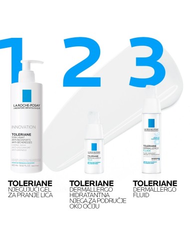La Roche-Posay TOLERIANE DERMALLERGO Lagani hidratantni fluid za netolerantnu kožu sklonu alergijama