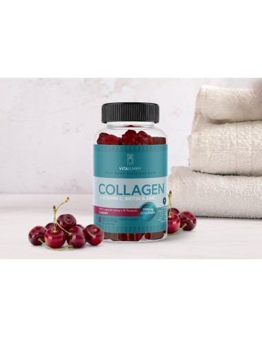 VitaYummy Collagen + vitamin c, biotin & zinc (Trešnja) gumeni medvjedići