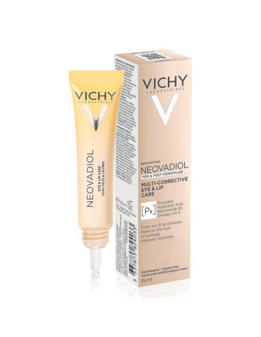 Vichy Neovadiol Eyes & Lips Multikorektivna njega za kožu u menopauzi i postmenopauzi za područje oko očiju i usana