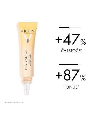 Vichy Neovadiol Eyes & Lips Multikorektivna njega za kožu u menopauzi i postmenopauzi za područje oko očiju i usana