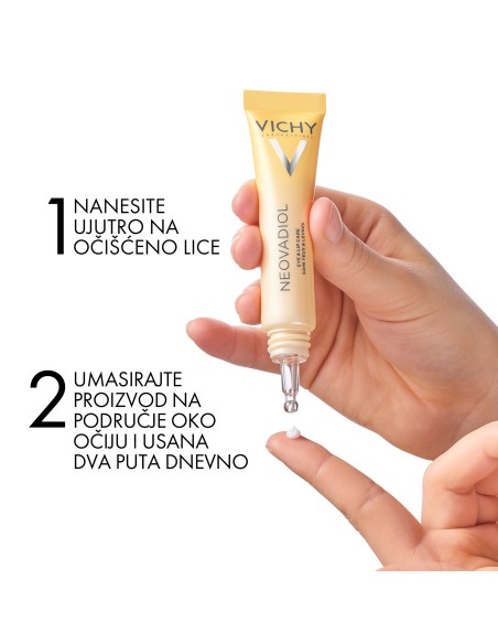 Vichy Neovadiol Eyes & Lips Multikorektivna njega za kožu u menopauzi i postmenopauzi za područje oko očiju i usana