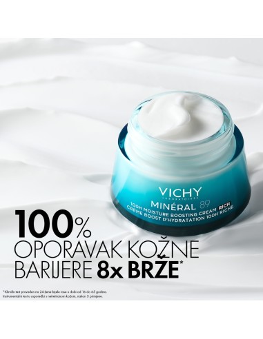 Vichy Mineral 89 Bogata krema za intenzivnu hidraciju suhe do vrlo suhe kože