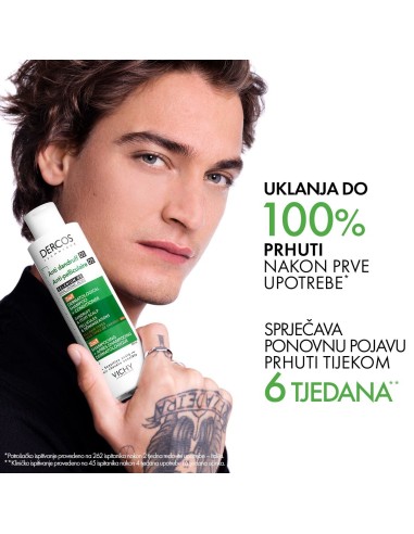 Vichy Dercos Šampon protiv prhuti DS - 2 u 1: Dermokozmetički šampon i regenerator