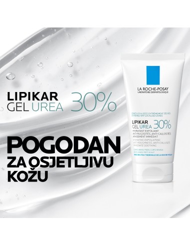 La Roche-Posay Lipikar gel s 30% ureje za ciljanu primjenu na suha i gruba područja kože