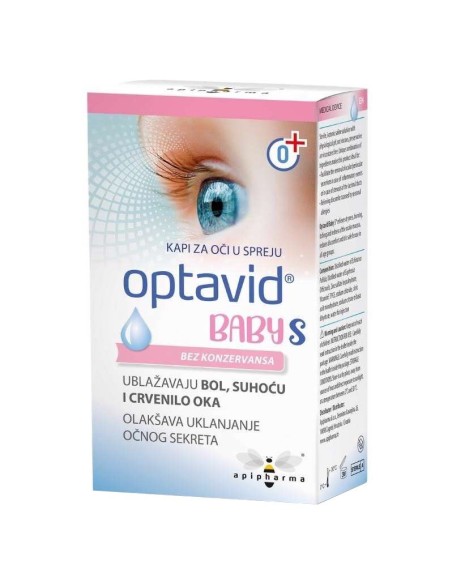 Apipharma Optavid Baby S kapi za oči u spreju