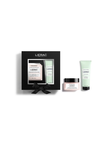 Lierac Božićni Set 2024 Hydragenist Rich (Krema + piling maska) Promo pakiranje