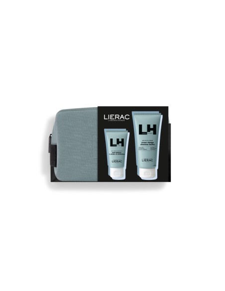 Lierac Božićni Set 2024 Men Hidratantni gel za lice + gel za tuširanje Promo pakiranje