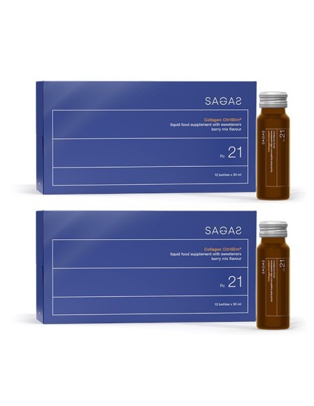 Sagas RC 21 Collagen CitriSlim tekući dodatak prehrani Promo pakiranje