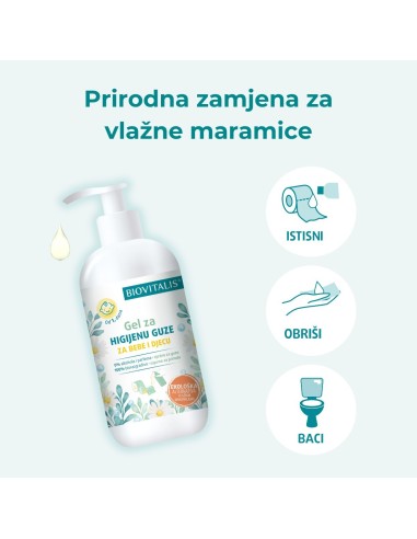 Biovitalis Gel za higijenu guze za bebe i djecu
