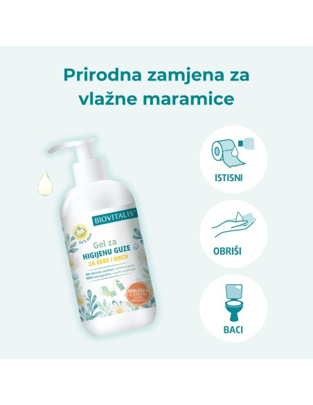 Biovitalis Gel za higijenu guze za bebe i djecu