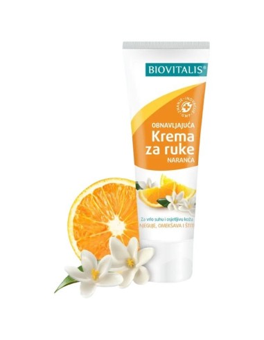 Biovitalis Obnavljajuća krema za ruke Naranča