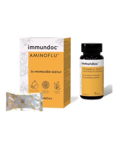 Immundoc Aminoflu vrećice + Vitamin C-1000 tablete Promo pakiranje