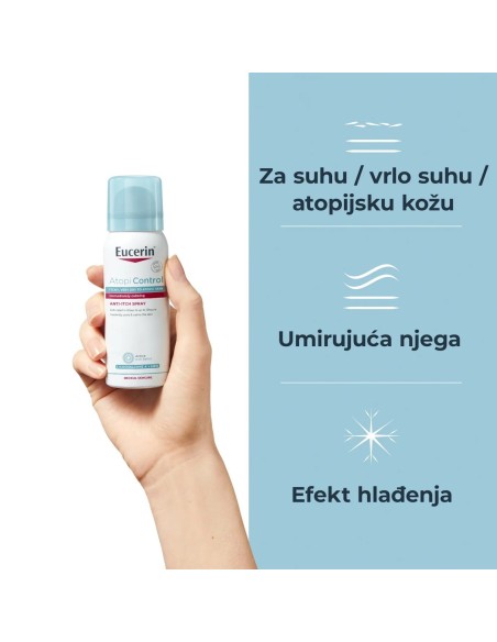 Eucerin AtopiControl Anti-Itch njegujući sprej za nadraženu kožu 89790