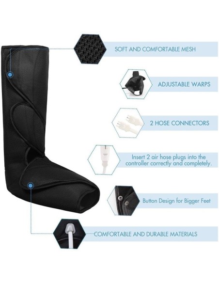 Nano Leg Massager masažer čizma za noge s kompresijom i funk.grijanja