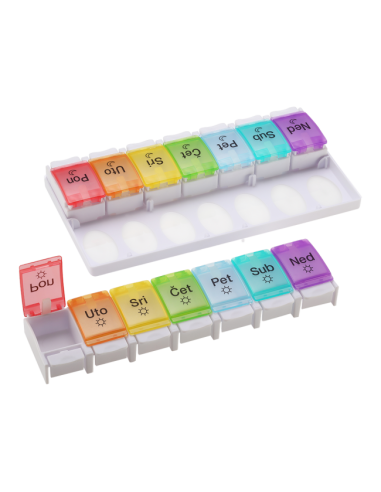 Mediblink Tjedni dozator za tablete Piano Duo 2x/dan M022
