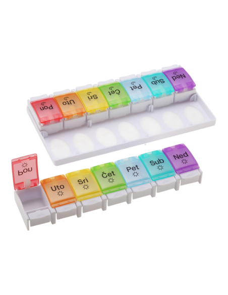 Mediblink Tjedni dozator za tablete Piano Duo 2x/dan M022