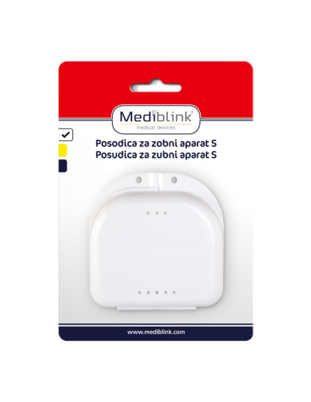 Mediblink Posudica za zubni aparat S bijela/žuta/plava M040/M041/M042