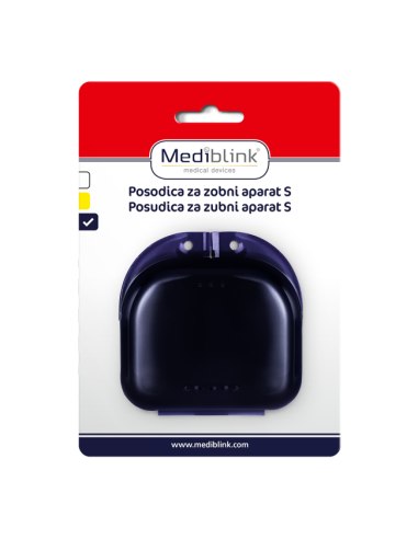 Mediblink Posudica za zubni aparat S bijela/žuta/plava M040/M041/M042