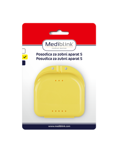 Mediblink Posudica za zubni aparat S bijela/žuta/plava M040/M041/M042