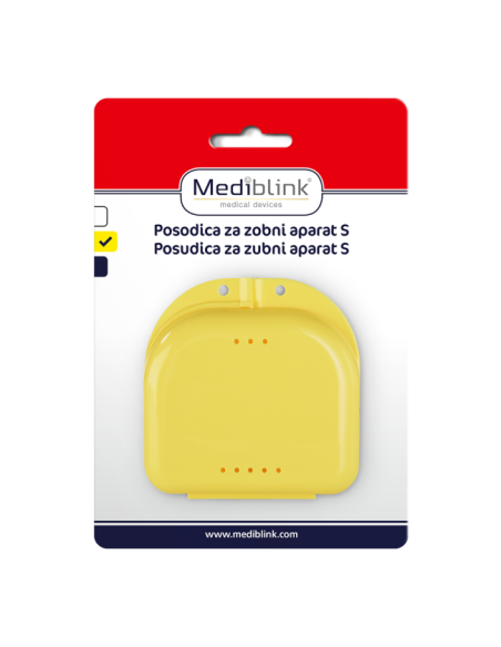 Mediblink Posudica za zubni aparat S bijela/žuta/plava M040/M041/M042