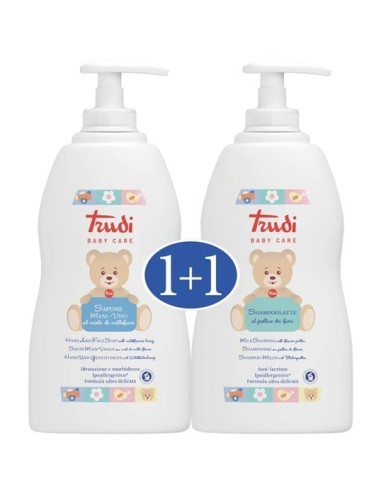 Trudi kremasti gel za ruke i lice s cvjetnim medom 500 ml + Trudi šampon 500 ml 1+1 Promo pakiranje