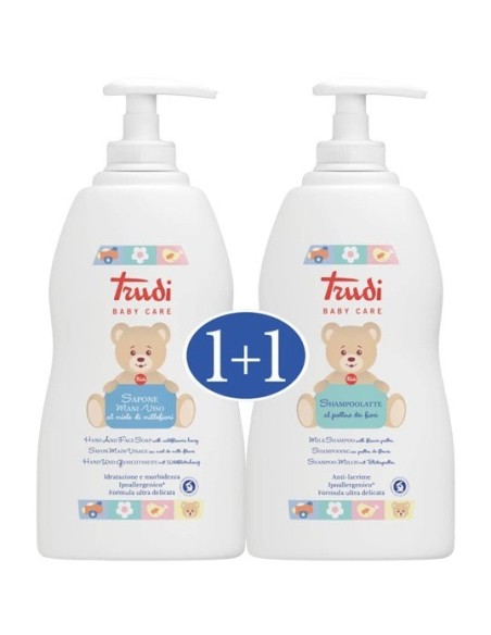 Trudi kremasti gel za ruke i lice s cvjetnim medom 500 ml + Trudi šampon 500 ml 1+1 Promo pakiranje
