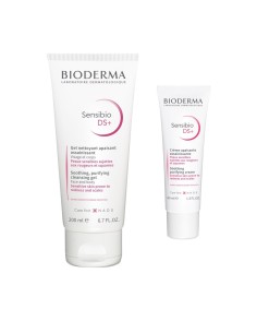 Bioderma Sensibio DS+ gel za čišćenje lica + umirujuća krema Promo pakiranje 2