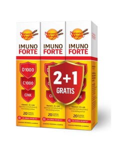 Natural Wealth Imuno Forte šumeće tablete 2+1 Promo pakiranje