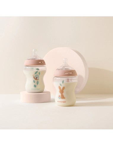 Tommee Tippee Dekorirana bočica 260 ml Puž i zeko