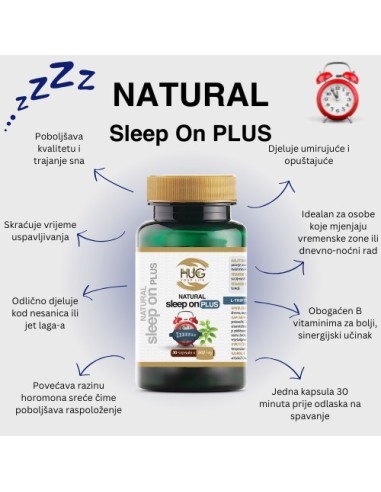 Hug Your Life Natural Sleep On Plus kapsule