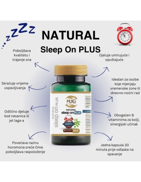Hug Your Life Natural Sleep On Plus kapsule