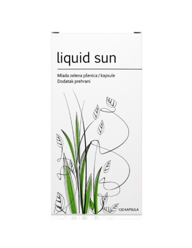 Liquid Sun - Mlada zelena pšenica kapsule, dodatak prehrani