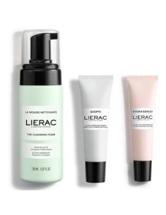 Lierac Pjena za čišćenje lica + Diopticerne fluid protiv tamnih podočnjaka + Hydragenist Hidratantni gel za područje oko očiju