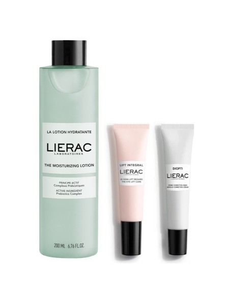 Lierac Hidratantni Losion + Lift Integral krema za područje oko očiju+ Dioptiride krema protiv bora oko očiju