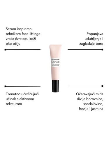 Lierac Hidratantni Losion + Lift Integral krema za područje oko očiju+ Dioptiride krema protiv bora oko očiju