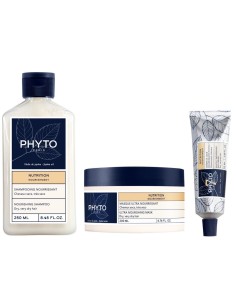 Phyto Nourishment šampon za suhu kosu + Nourishment maska za suhu kosu + Nourishment Phyto 7 krema za suhu kosu