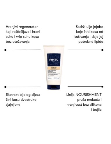 Phyto Nourishment šampon + Beper 4u1 četka za oblikovanje + Nourishment uljni elixir + Nourishment regenerator