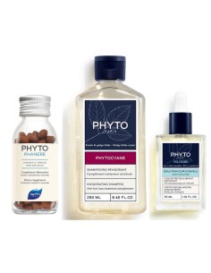 Phyto Phytophanere Kapsule + Phytocyane šampon protiv ispadanja kose+ Polleinsko ulje za stimulaciju vlasišta, dodatak prehrani
