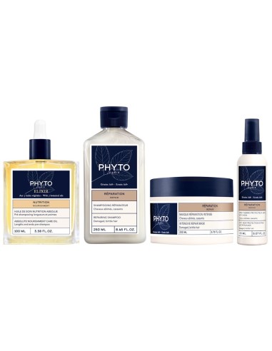 Phyto Nourishment uljni elixir + Phyto Repair šampon + Phyto Repair maska + Phyto Repair sprej