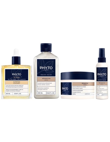 Phyto Nourishment uljni elixir + Phyto Repair šampon + Phyto Repair maska + Phyto Repair sprej